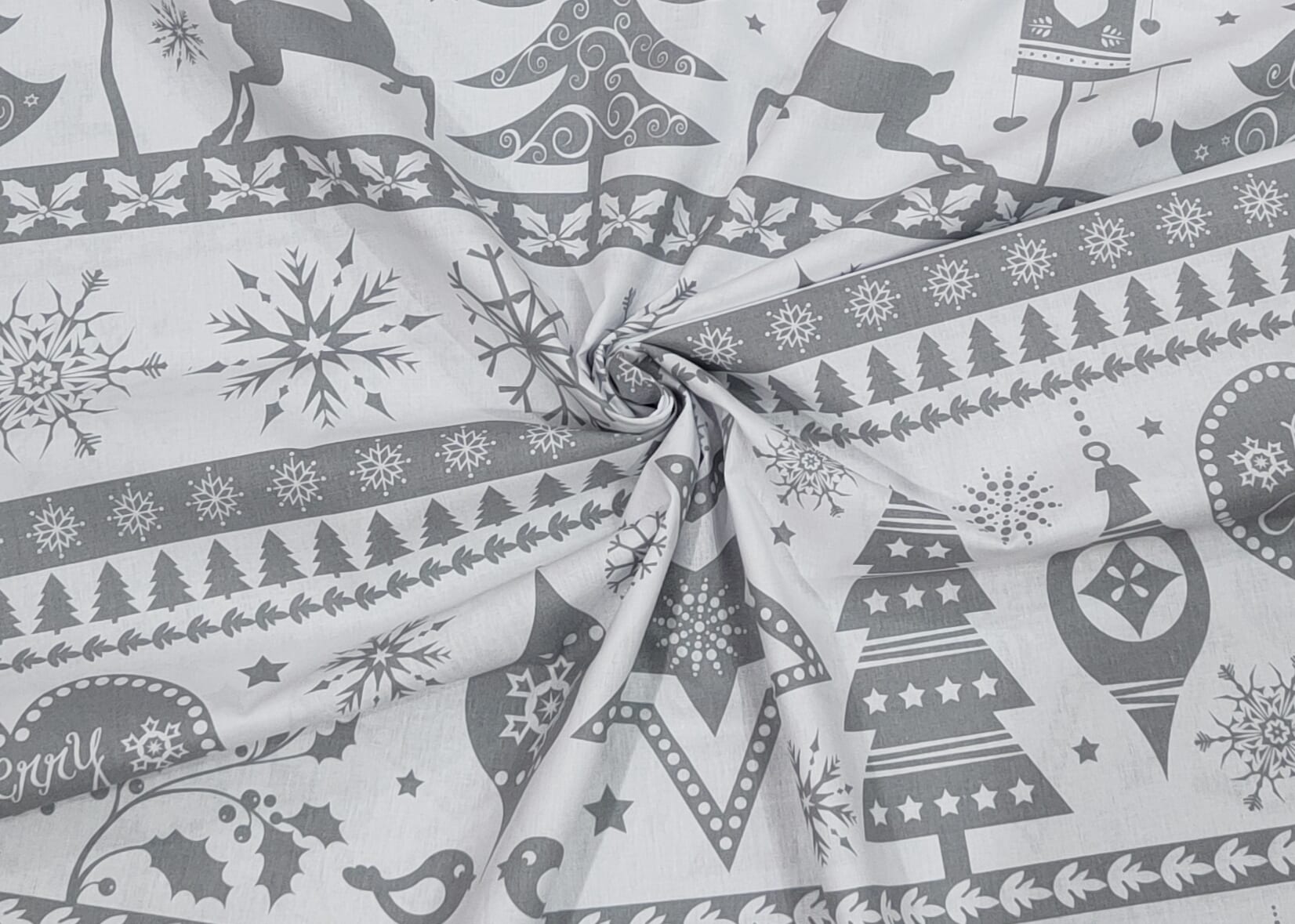 bawelna-swiateczne-merry-christmas-szare-na-bialym-tle